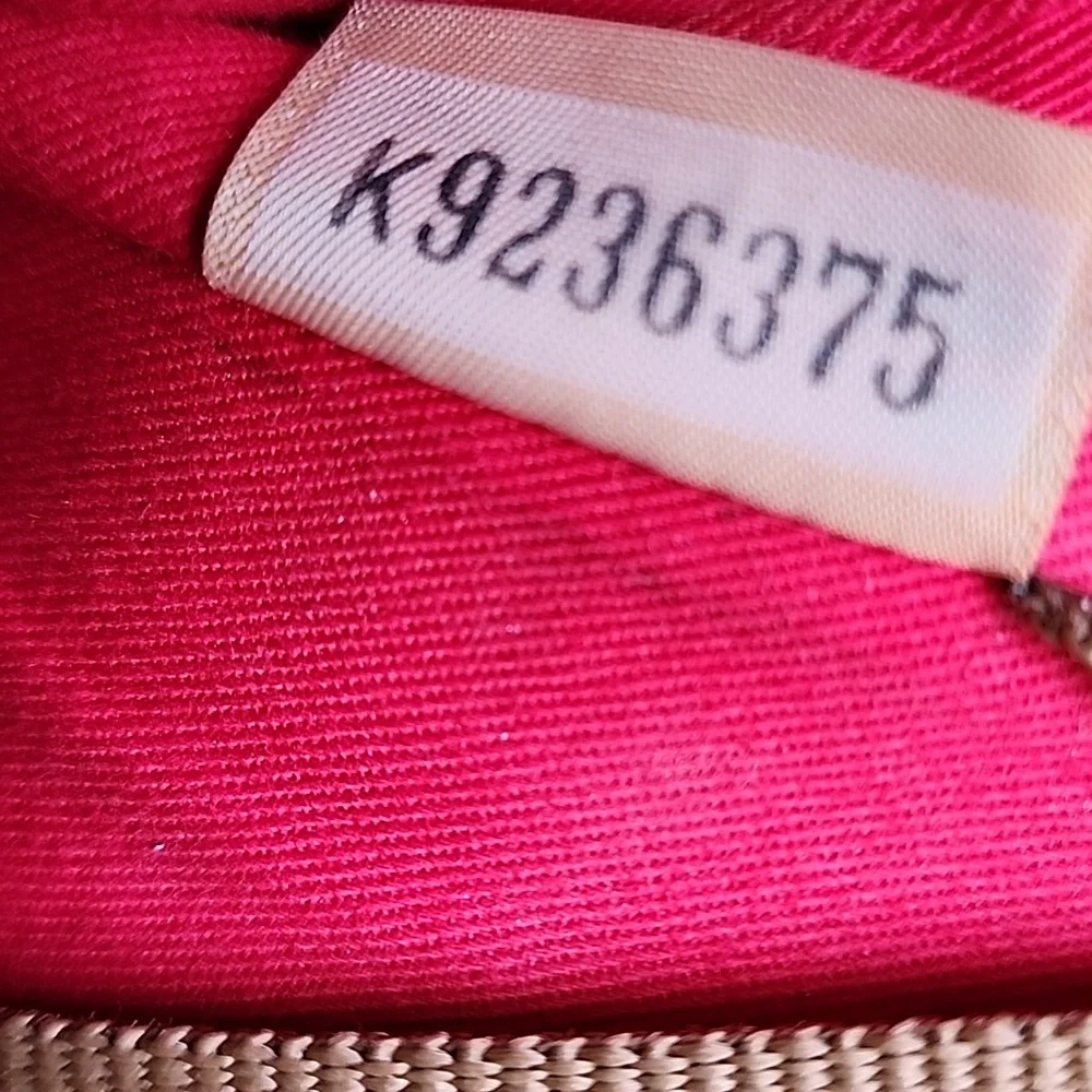 Dooney & Bourke Westerly Navy and Pink Striped Satchel Bag